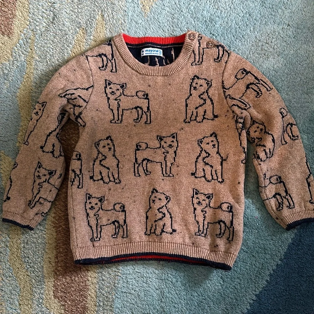 Mayoral 18 month dog sweater